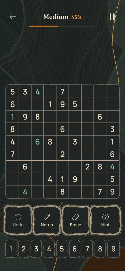 The same board in dark mode